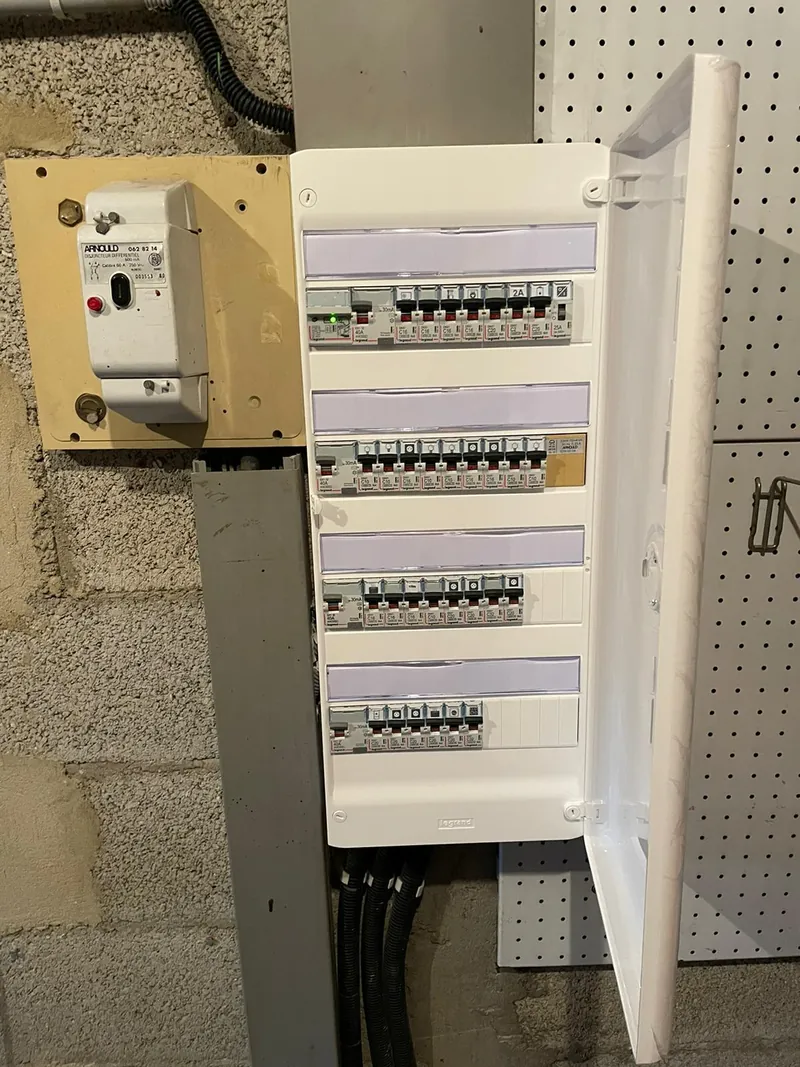 Tableau électrique neuf installé